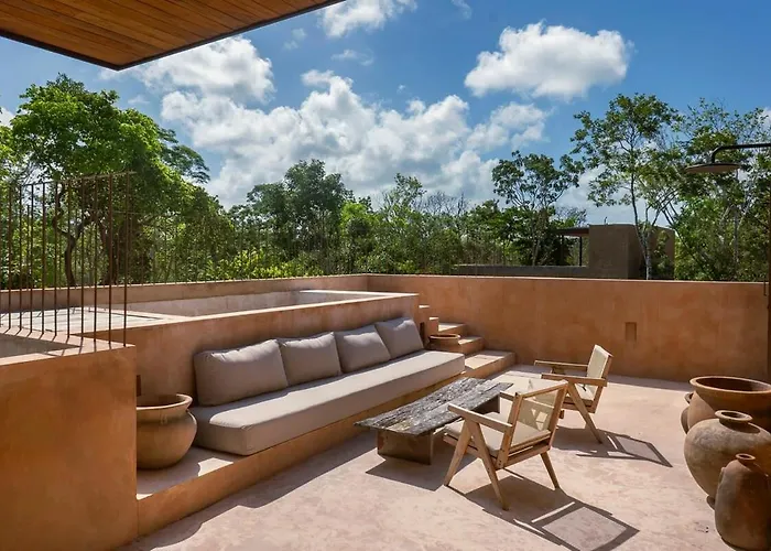 3br In Gated Community With Private Rooftop Plunge Pool, Grill & Shared Pool Holiday home Tulum